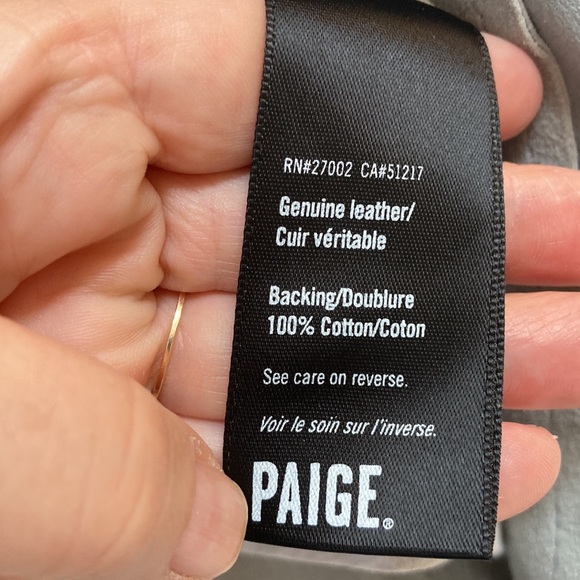 PAIGE genuine leather jacket - Picture 9 of 11